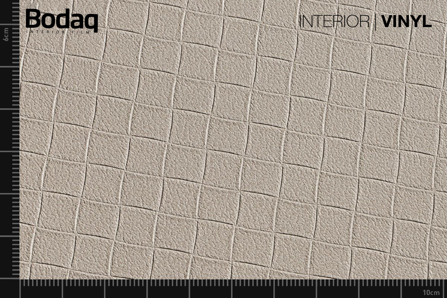 BODAQ Interior Film TNS09 Rhombus Beige Leather - A5 Sample