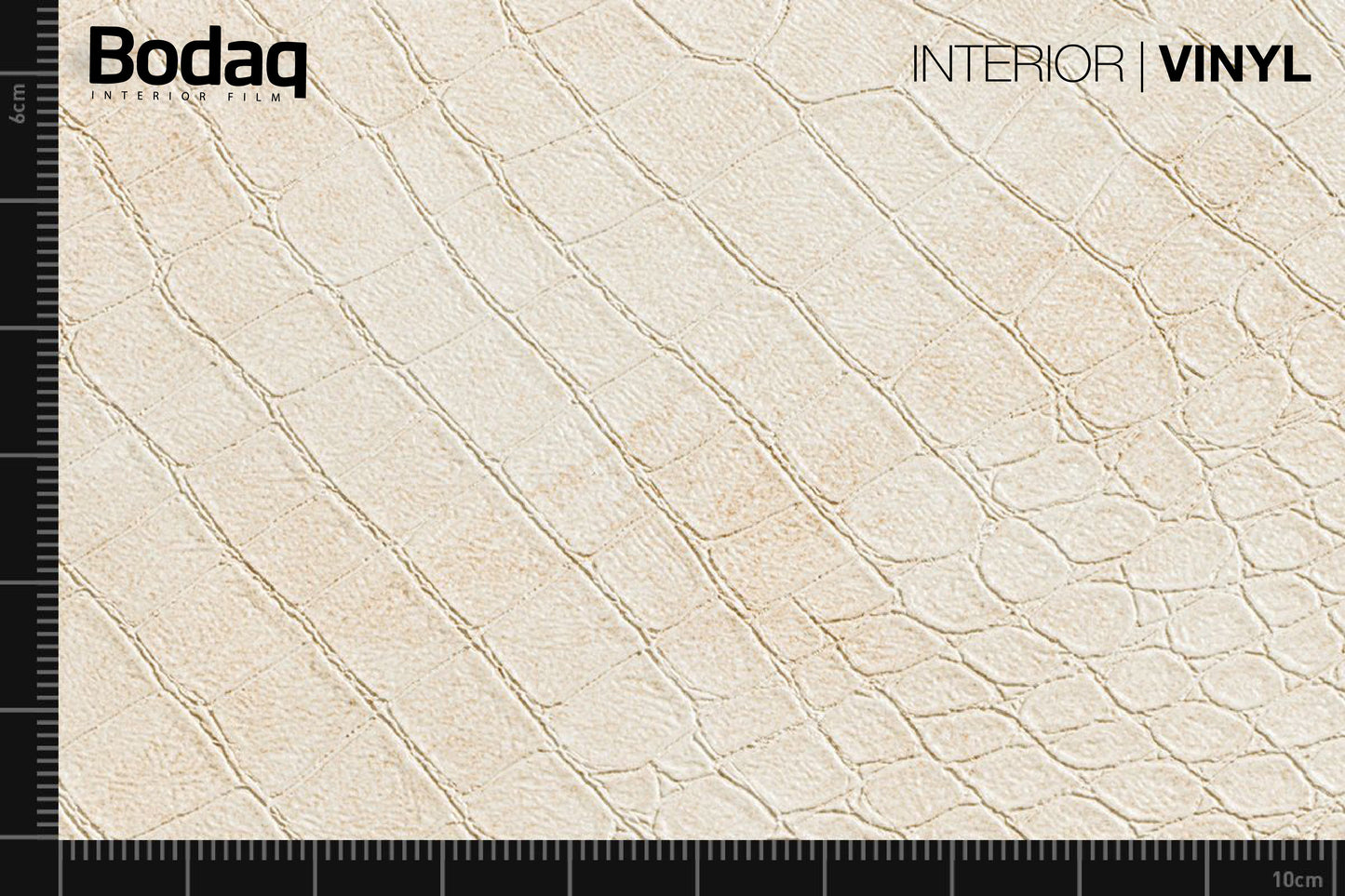 BODAQ Interior Film TNS14 Crocodile White Leather - A5 Sample