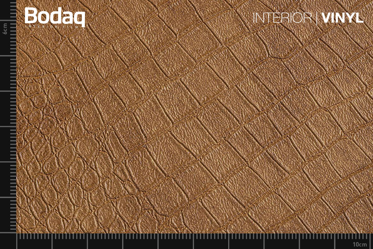 BODAQ Interior Film TNS12 Crocodile Brown Leather - A5 Sample