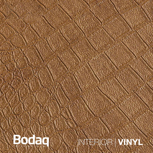 BODAQ Interior Film TNS12 Crocodile Brown Leather - A5 Sample